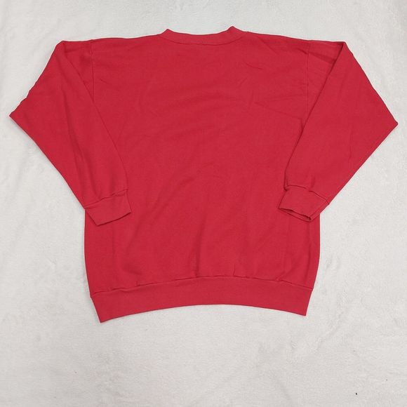 Vintage 90's Logo 7 Ohio State Buckeyes Red Crewneck Sweatshirt Size XL USA Made - Picture 9 of 9